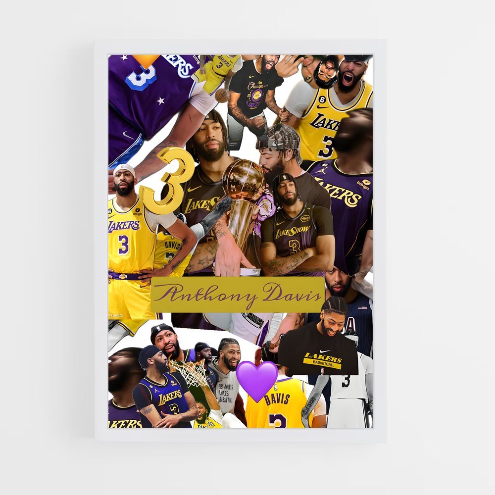 Poster Lakers United – affiche Basketball (vue 3)